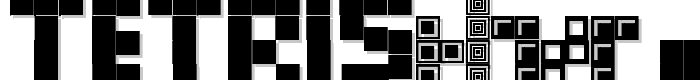 Tetris Blocks font